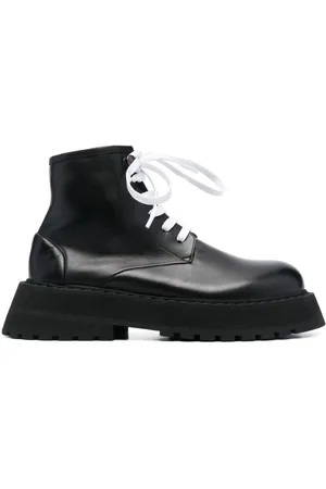 MARSÈLL Micarro leather platform ankle boots