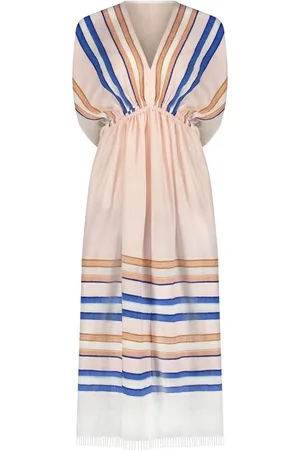 Lemlem Eskedar stripe-print midi dress