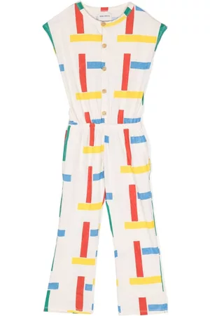 Bobo Choses Sleeveless button-up jumpsuit