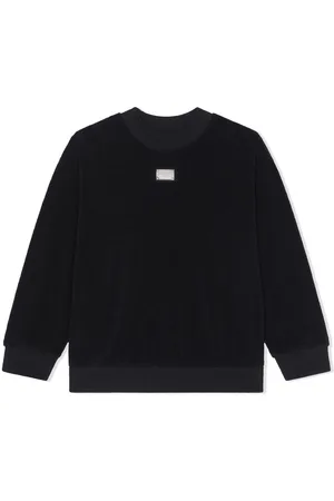 Dolce & Gabbana Logo-tag terrycloth sweatshirt