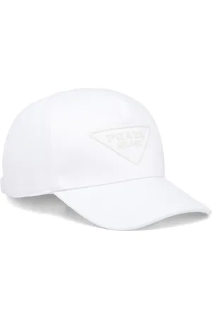 Prada Triangle-logo denim baseball cap
