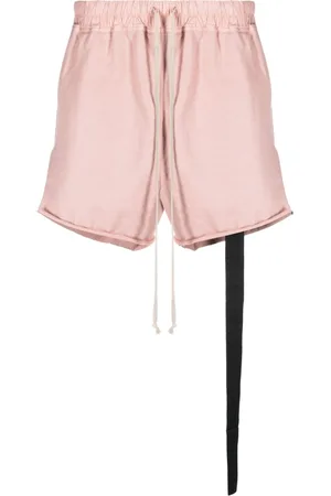 Rick Owens Drawstring waist organic cotton shorts