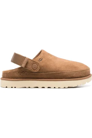 UGG Goldenstar suede flatform clogs