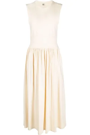 Totême Sleeveless flared midi dress
