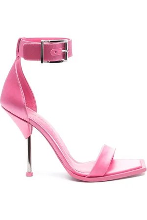 Alexander McQueen 110mm satin-finish sandals