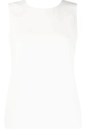 P.A.R.O.S.H. Keyhole-detail sleeveless blouse