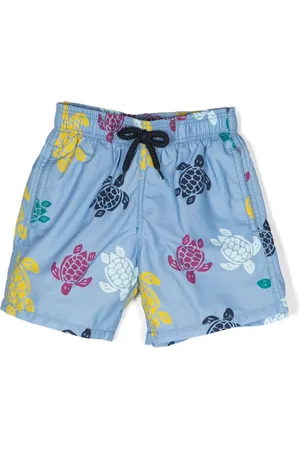Vilebrequin Turtle-print drawstring swimming shorts
