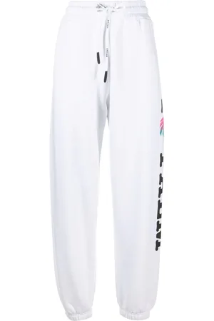 Palm Angels Logo-print cotton track pants