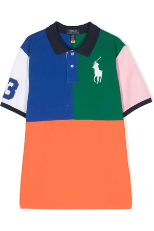 Ralph Lauren Colour-block cotton polo shirt