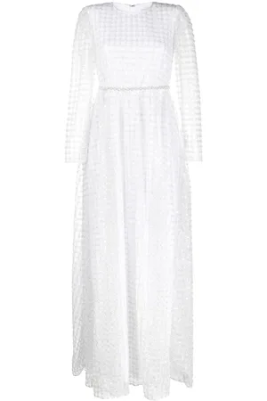 Self-Portrait Sequinned maxi dress