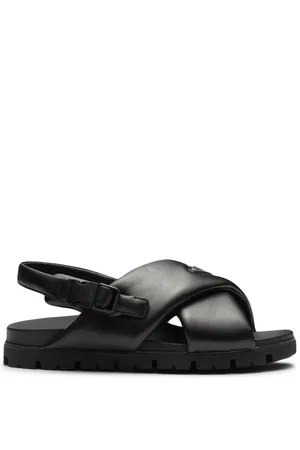 Prada discount sandals black