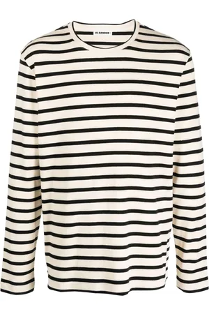 Jil Sander Horizontal stripe-print sweatshirt