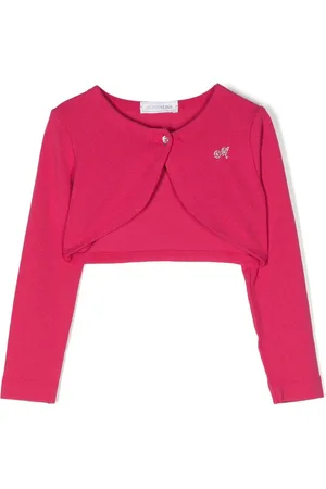 MONNALISA Rounded cover-up cardigan