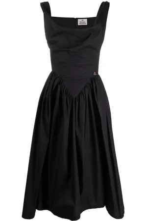 Vivienne Westwood Cowl-neck corset dress