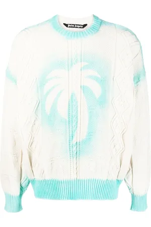 Palm Angels Logo-print knitted sweatshirt