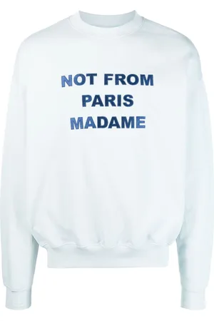 Drôle de Monsieur Slogan-print sweatshirt