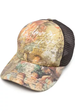 Balmain Men Hats - Sky-print cotton trucker hat