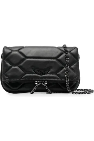 Zadig & Voltaire Rock Mat Scale clutch bag