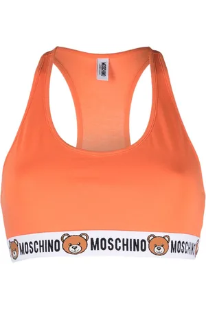 moschino Moschino logo-tape Sports Bra