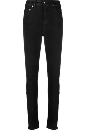 Womens Black Pintuck Detail Slim Fit Ladies Tailored Ponte Trousers  Workwear  Threadbare