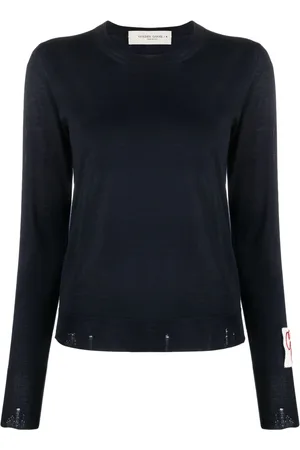 Golden Goose Ripped-detailing wool jumper