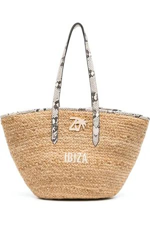 Zadig & Voltaire Ibiza logo-patch beach bag