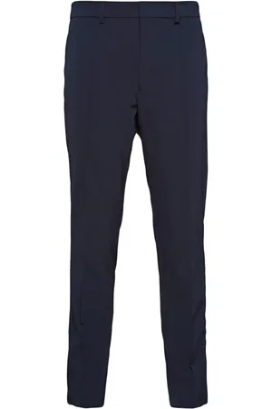 Prada Triangle-logo tailored trousers