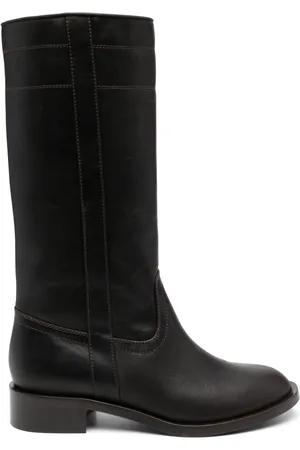 Scarosso Mid-calf leather boots