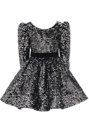 Tulleen Merribrook bow sequin-embellished dress