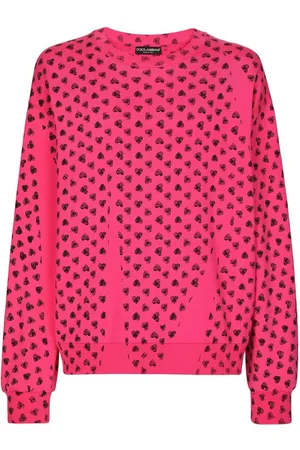 Dolce & Gabbana Heart-print long-sleeve sweatshirt