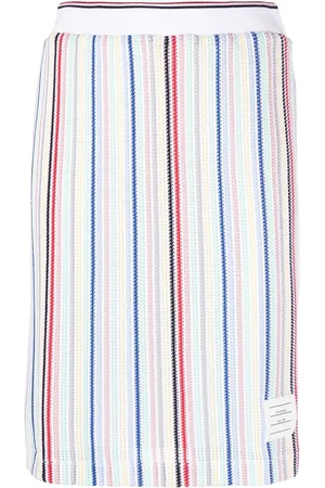 Thom Browne Striped straight skirt