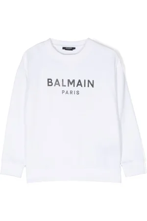 Balmain Logo-print cotton sweatshirt