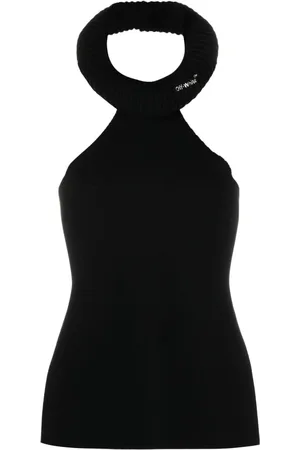 OFF-WHITE Tubular open-back top