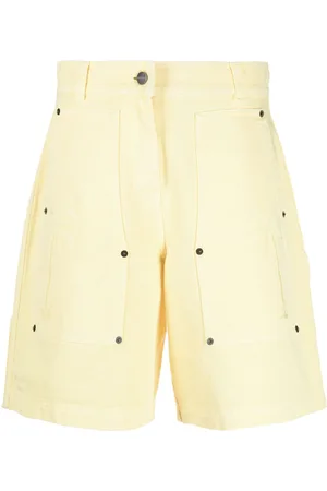 Palm Angels Embroidered palm tree shorts