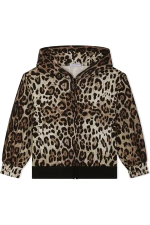 Dolce & Gabbana Leopard-print zip-up hoodie