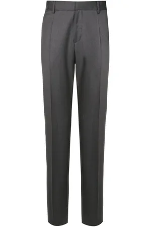 HUGO BOSS Tackea Wool Trousers Black at John Lewis  Partners