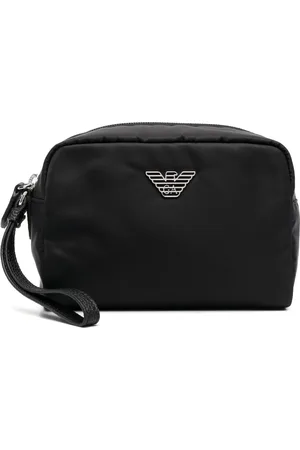 Emporio Armani Logo-plaque make up bag