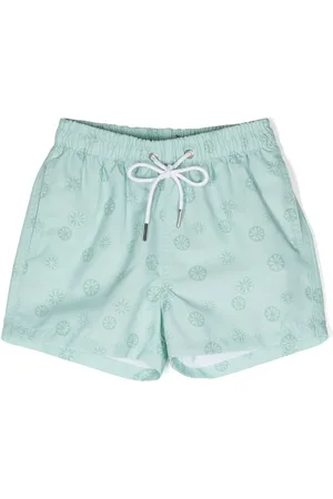 KNOT Parker drawstring-waist swim shorts