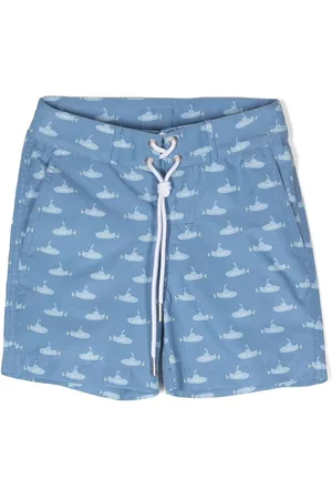 KNOT Barton submarine-print swim shorts