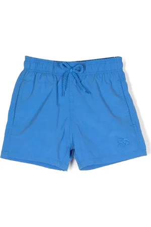 Vilebrequin Embroidered-logo drawstring swim shorts