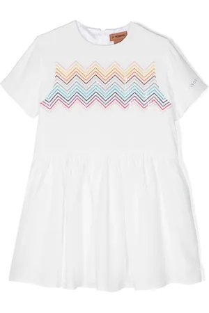 Missoni Zigzag-detail short-sleeve dress