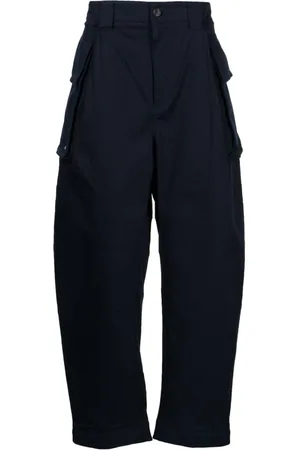 SONGZIO Cutting Curve barrel trousers