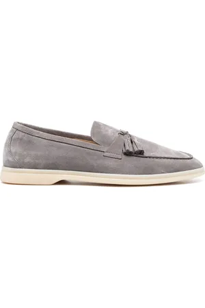 Scarosso Leandro tassel-detail suede loafers