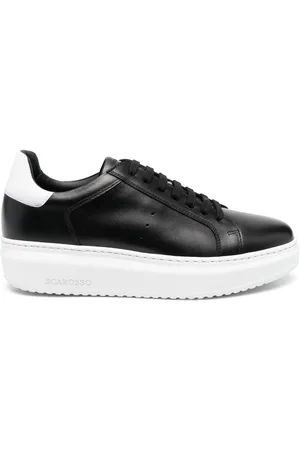 Scarosso Lace-up leather sneakers