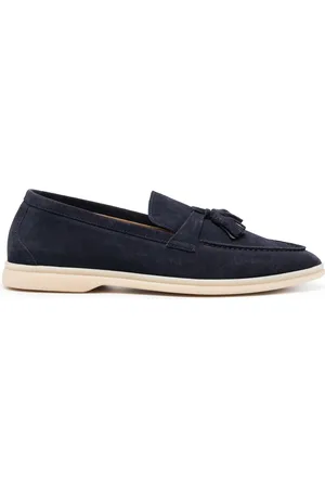 Scarosso Leandro tassel-detail suede loafers
