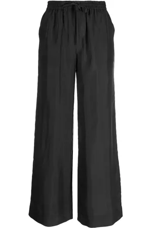 P.A.R.O.S.H. Cropped wide-leg silk trousers