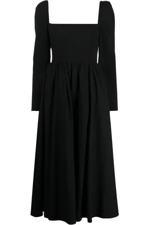 Reformation Elly square-neck midi dress