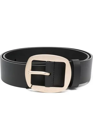 Dolce & Gabbana Logo-engraved-buckle leather belt