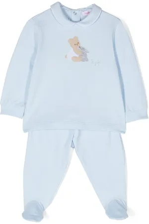 Il gufo Stretch-cotton footed leggings