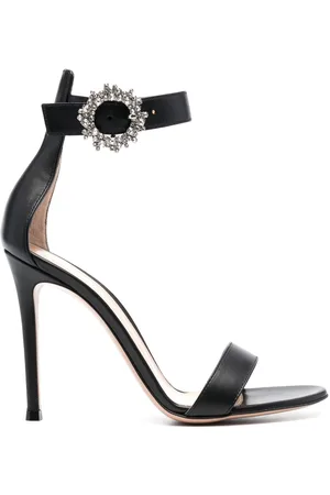 Gianvito Rossi Portofino 110mm crystal-buckle sandals